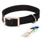 Single Dog Collar - Black - 1" x 20"