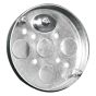 Round electrical box for ceiling pan