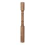Brown Treated Wood Turned Corner Post - 4" x 4" x 48"