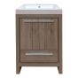 Vanity and Sink - Evolution - 2 Doors/1 Drawer - Nordic Oak - 24" x 35 3/4"