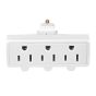 Swivel 3-outlet tap - White