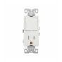 Interrupteur combiné décoratif, commercial, 15A, 120-270V