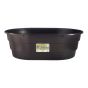 Duraflex Stock Tank for Livestock - Black - 40 gal - 40.25"L x13.25"H x 28.75"P