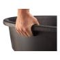 Duraflex Stock Tank for Livestock - Black - 40 gal - 40.25"L x13.25"H x 28.75"P