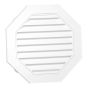 Octogonal Gable Vent - 18" - White