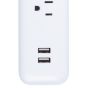 6-Outlet Surge Protector Power Strip + 2 USB Ports, 3'