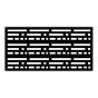 Morse Decorative Panel - 0.3" x 4' x 2' - Black