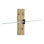 ElectrIcal Fence Wood Post Insulator - 80/Pkg - Black