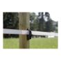 ElectrIcal Fence Wood Post Tape Insulator - 15/Pkg - Black