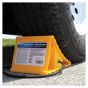 RV wheel chock with rope