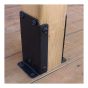 Universal post base set for pergola
