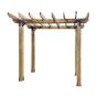 Universal post base set for pergola