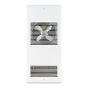 Residential Fan Forced Heater - White - 240 V / 500 W - 8 2/3" x 17 1/8" x 3 1/5"