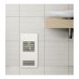 Residential Fan Forced Heater - White - 240 V / 500 W - 8 2/3" x 17 1/8" x 3 1/5"