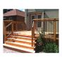 Deck rail kit pressure treated