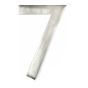 Modern style house number #7 - Satin nickel - 1/4" x 3"