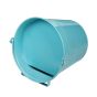 Abreuvoir en acier galvanisé peint pour volaille, 12 l, bleu
