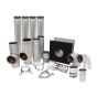 Ensemble de tuyaux pour poêle à granules, 14 mcx