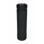 Section ajustable pour poêle aux granules, noir, 4"