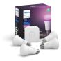 Trousse de démarrage ampoules DEL, A19, blanc et multicolore, 9,5 W