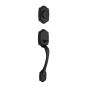 Brentwood Latch Handles, Elements Series, Black