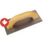 V notch ceramic trowel
