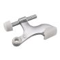 Heavy-Duty Hinge Pin Door Stop - Brushed chrome - 8 mm x 45 mm x 17 mm
