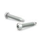 Zinc Plated Metal Screws - Pan Head - #10 x 1 1/2" - 100/Pkg