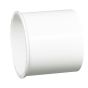 Manchon avec butoir en PVC/BNQ, 3", femelle, blanc