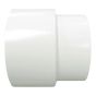 Adaptateur en PVC/BNQ, 4", femelle, blanc