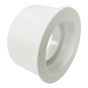 Raccord pour égout en PVC/BNQ, 4" x 3", mâle x femelle, blanc