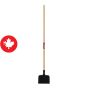 Coupe-glace, lame acier trempé 7", manche en bois