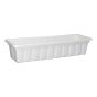 Jardinière de balcon, Nova, blanc, 24"