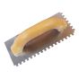 Square notch ceramic trowel - 1/4" x 1/4" x 1/4"