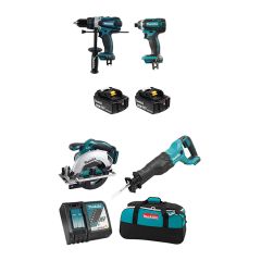 Ensemble de 4 outils 18V (4,0 Ah) LXT