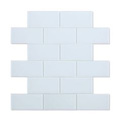 Tuile autoadhésive 2X +Rapide, CHARDONNAY, Verre, 11,73 x 11,73 x 0,2 po