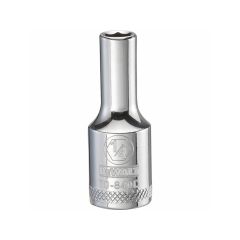 Douille 1/4", 6 pans, longue, à prise 3/8"