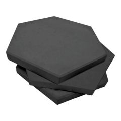 Hexagonal Slab - Charcoal - 1 3/4" x 18" x 15"