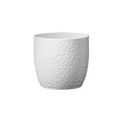 Pot Cover, Boston, Matte White, 14 cm