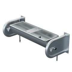 Round Bottom Trough With Wall Mounts - 48"