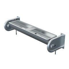 Round Bottom Trough With Wall Mounts - 72"