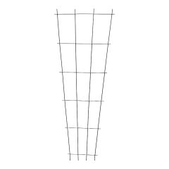 Treillis pour plantes grimpantes, modèle éventail, 72" x 23", noir