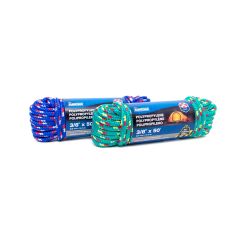Polypropylene Diamond Braid Rope - 3/8" x 50'