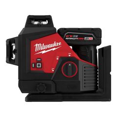 Niveau laser vert 360° à 3 plans sans fil, avec batterie lithium-ion, 12 V