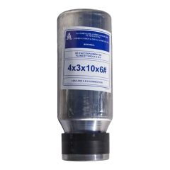 Plomb de toilette ABS, 3" x 4" x 12"