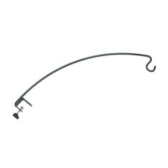 Crochet pour rampe ajustable, Clamp-On, noir