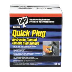 Ciment hydraulique et d’ancrage, Quick Plug, gris, 1,25 kg