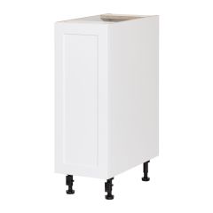 Caisson inférieur 1 porte Shaker, blanc, 12" x 34 3/4" x 24"