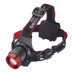 Lampe frontale, DEL, noir, 1 000 lm