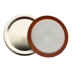 Couvercles pour pots Mason 1 pièce, ouverture régulière, diamètre de 68 mm, 12/pqt